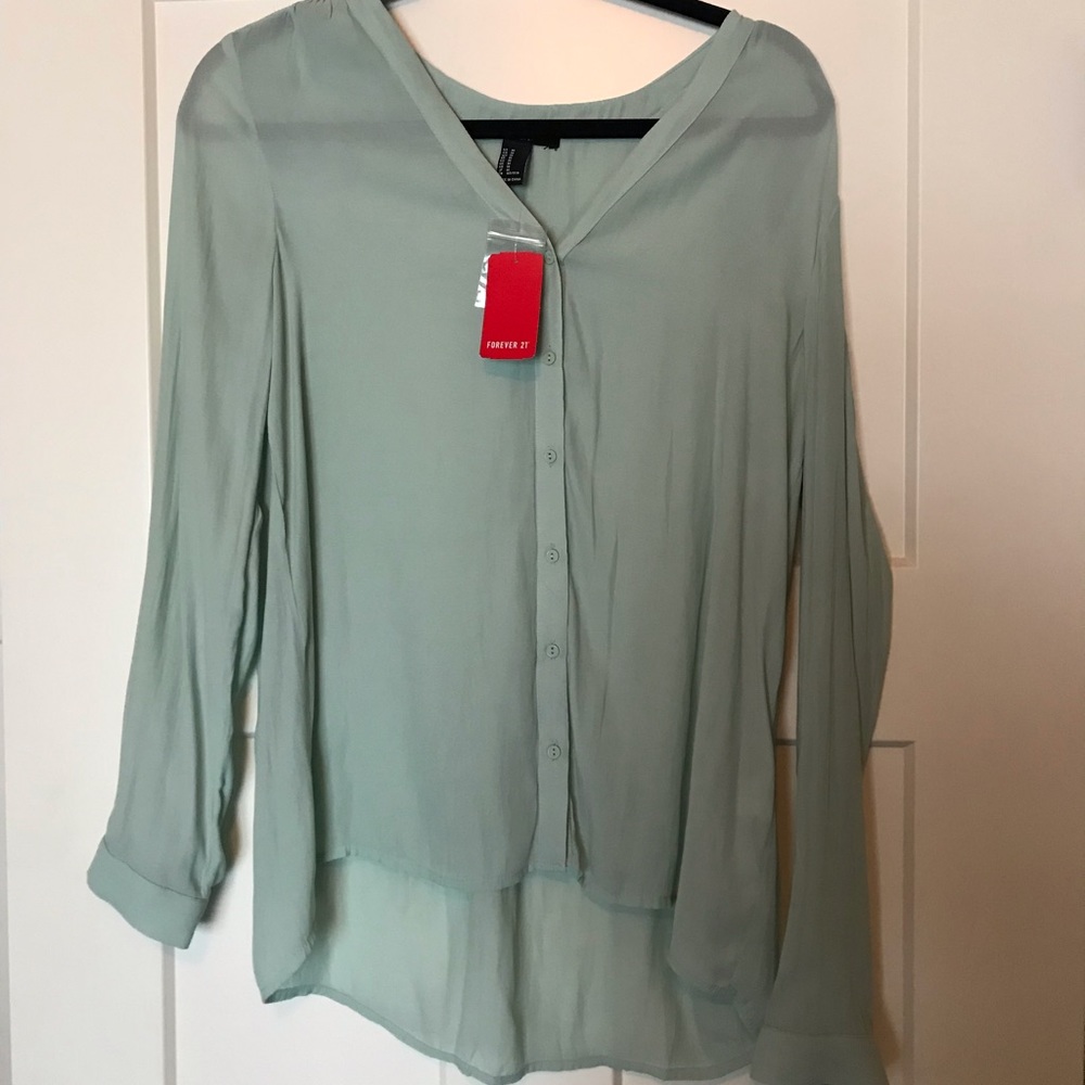 Forever 21 button up blouse